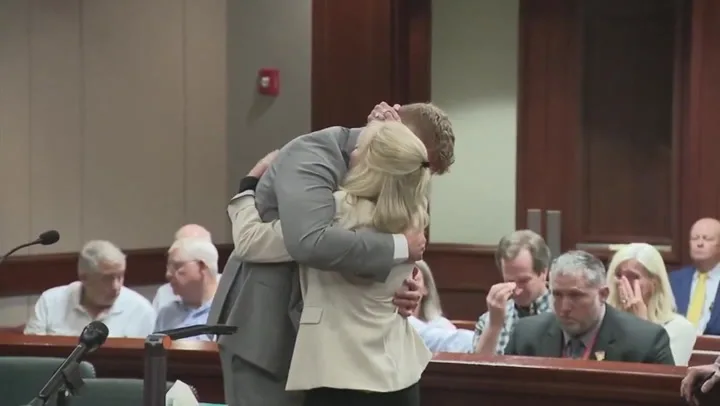Widow Hugs and Forgives Husband's Hit-and-Run Killer in Court