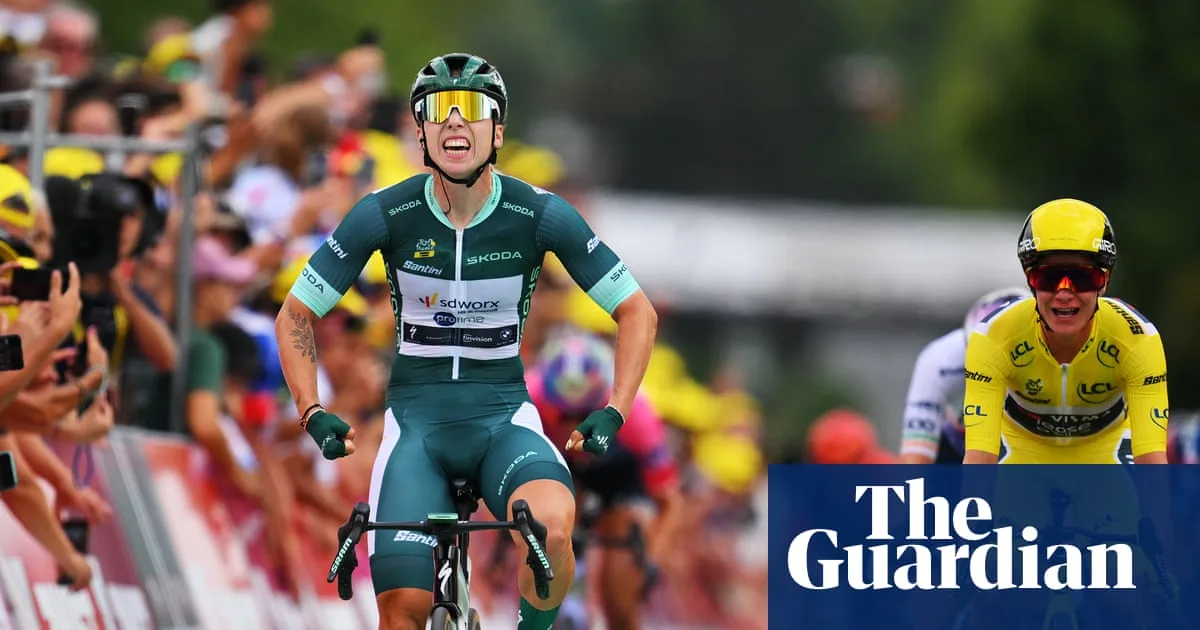 Wiebes Wins Second Tour de France Femmes Stage as Vollering Battles Crash Aftermath
