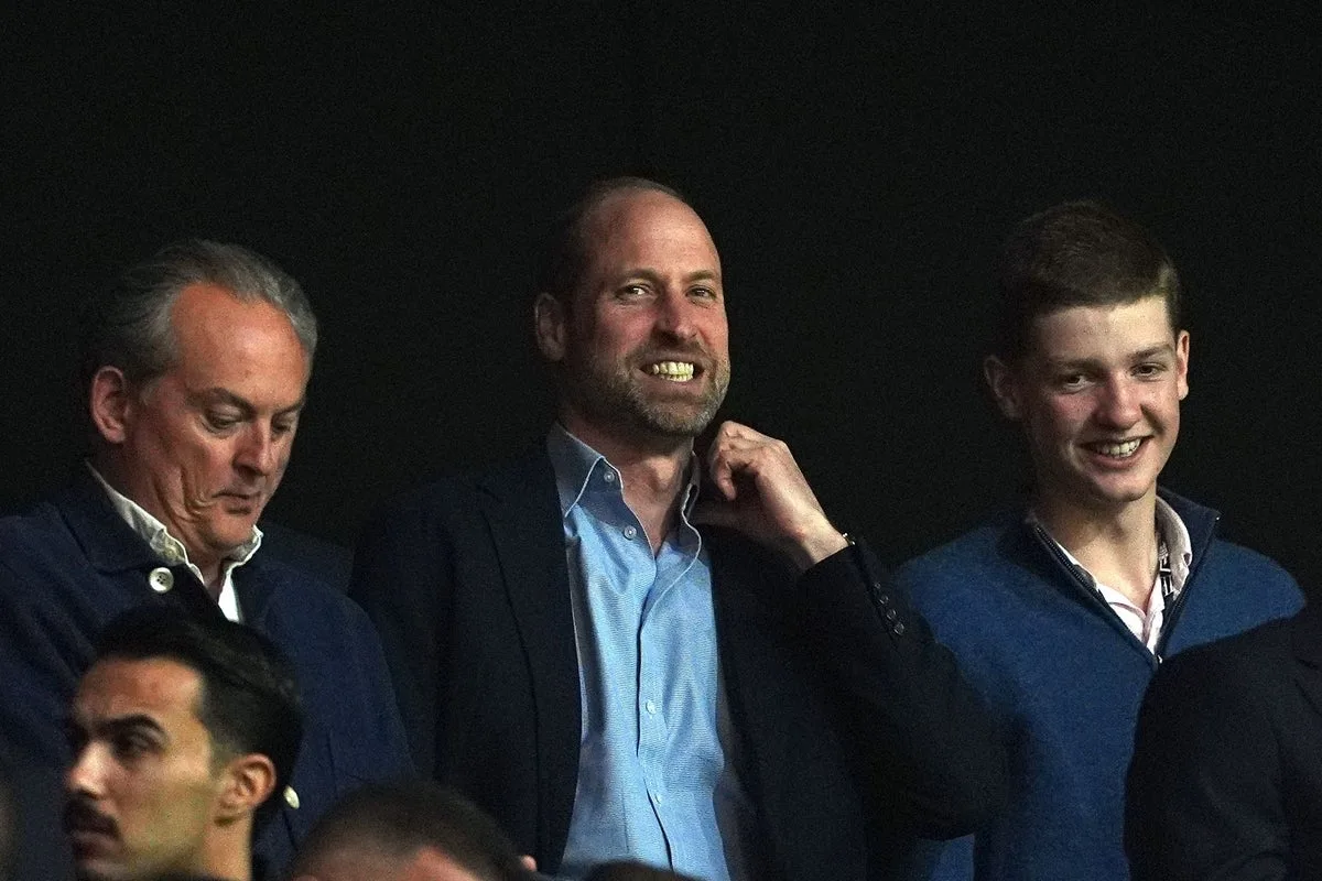 Prince William Meets Aston Villa Podcast Hosts After Europa League Win