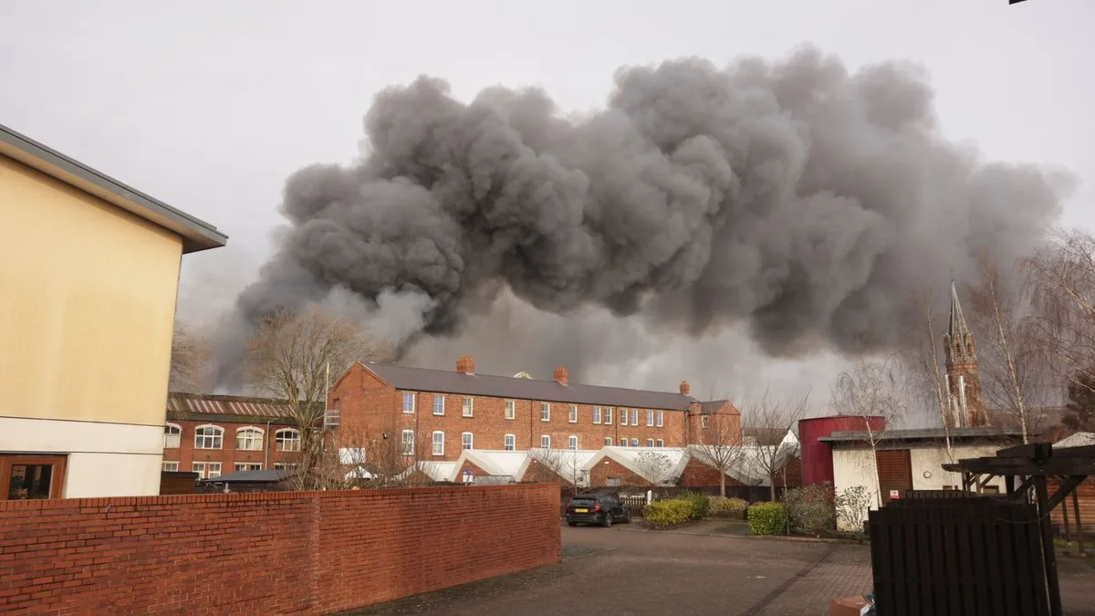 Wolverhampton Factory Fire Triggers Major Toxic Incident