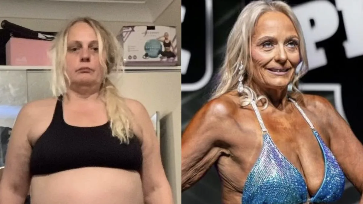 Woman, 57, Loses 10 Stone and Becomes Bodybuilder After Shops Trip Epiphany