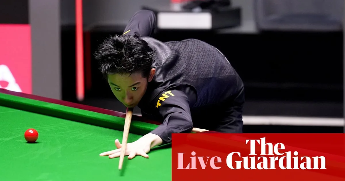 Wu Yize Leads Shaun Murphy 10-7 in World Snooker Championship Final
