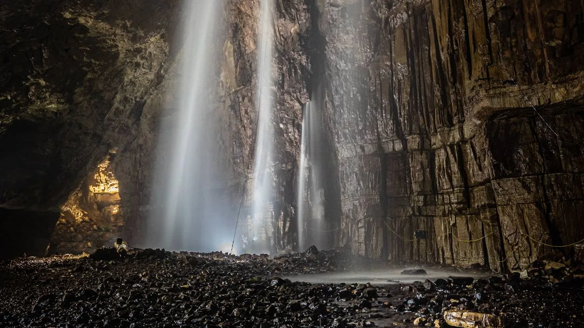 Yorkshire's Gaping Gill Cave Opens Only Twice Annually