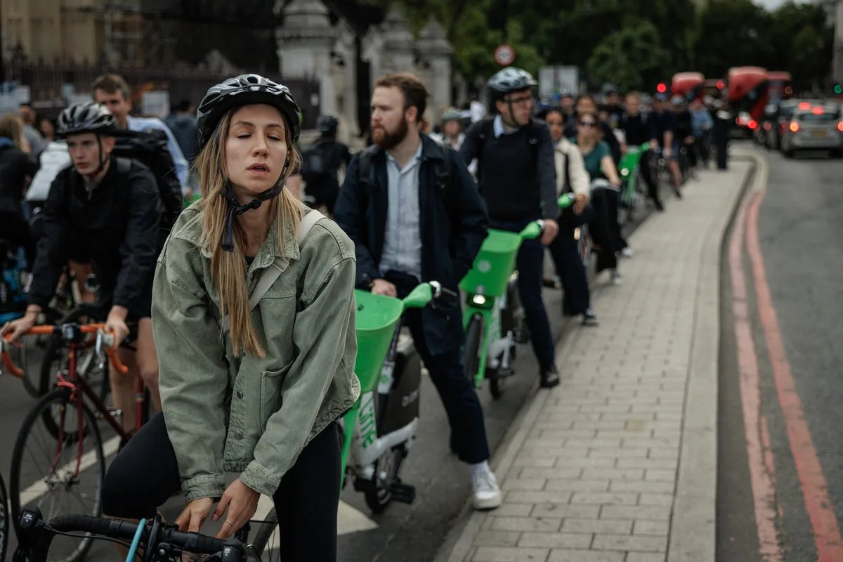 Young Londoners Switch To Bikes Amid Fuel Price Surge