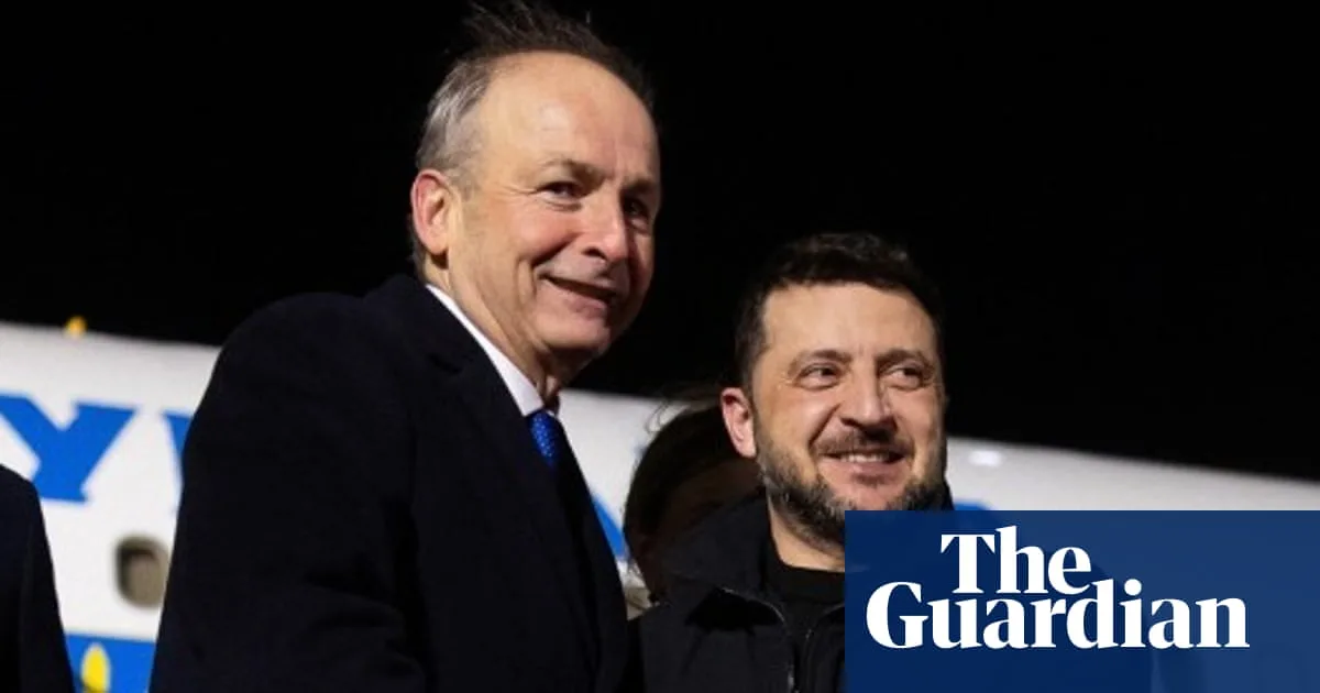 Drones Spotted Near Zelenskyy's Flight Path During Dublin Visit