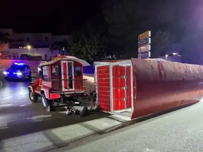 17 Injured as Tourist Train Overturns in Spanish City of Cartama