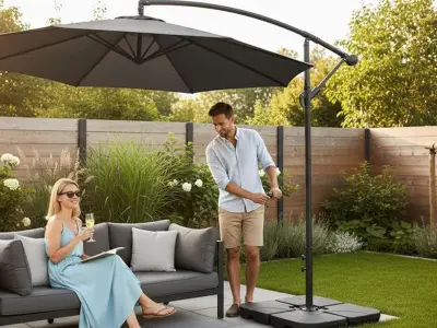 £270 'First Class' Garden Parasol Slashed to £110 at Wowcher