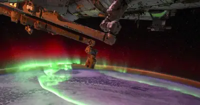 Astronaut Captures Stunning Aurora from 250 Miles Above Earth