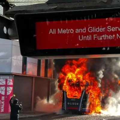 Belfast Bus Set Ablaze After Knife Attack Sparks Protest