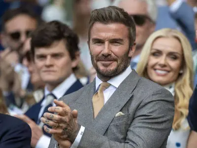 David Beckham Causes Wimbledon Centre Court Interview Pause
