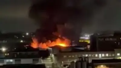 Dozens of Firefighters Tackle Major Blaze in Cheetham Hill, Roads Closed