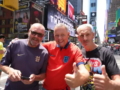 England Fans Flood New York City Ahead of World Cup Clash with Panama