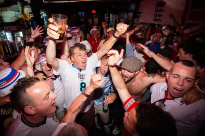 England Fans 'Optimistic' Ahead of World Cup Match vs Ghana