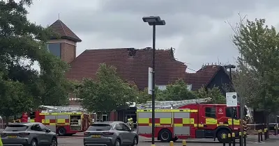 Fire Causes Roof Collapse at Leicestershire Shopping Centre