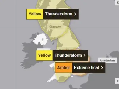 Greater Manchester Hour-by-Hour Weather: 10-Hour Thunderstorm Warning Issued