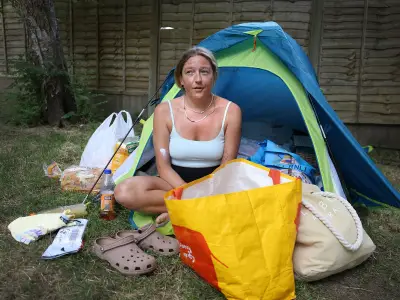 Homeless woman given tent and Greggs vouchers by council, left in limbo
