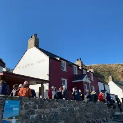 I visited the viral Welsh beach pub you have to walk across a golf course to get to