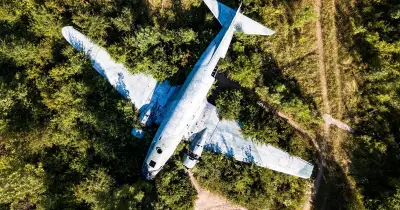 Inside Abandoned Airport with Land Mine 'Death Warning'
