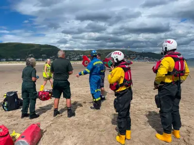 Man Airlifted to Hospital After Trying to Open Beer with Knife on Beach