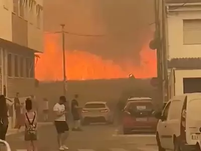 Massive Wildfire Forces Evacuation of Hundreds in Spanish Town