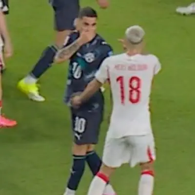 Miguel Almiron Sent Off for Covering Mouth in World Cup First