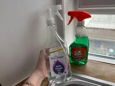 Mr Muscle Spray Beats White Vinegar in Window Cleaning Test
