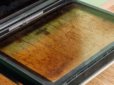 Mum's Shaving Cream Hack Melts Oven Grease Fast, No Vinegar Needed