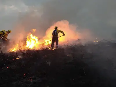 Northumberland Fire Service Selected as National Wildfire Response Team