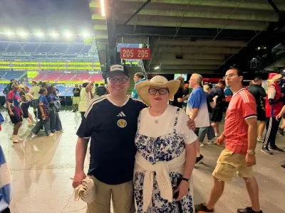 Scotland fan donates £2k raised for him to charity