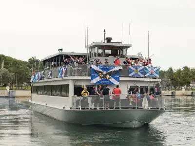 Tartan Army Settles Nerves on Miami Party Boat Before Brazil Match