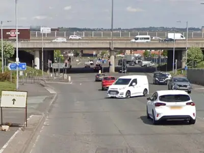 Three Armed Men Hunted After Car Rammed Off M74 in Glasgow Attack