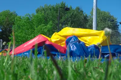 Toddler Critical After Storm Launches Inflatable House in Montreal
