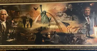 Trump Shares AI Image of Robot, Pilgrim Ahead of US 250th Anniversary