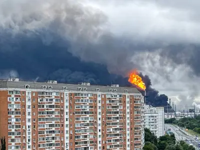 Ukrainian Drones Strike Russian Oil Refinery Over 1,200 Miles Away