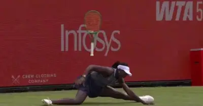 Victoria Mboko Retires in Tears After Horror Fall at Queen's