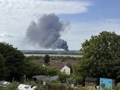 Widnes Fire: Huge Plumes of Smoke Seen for Miles Across North West