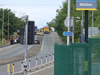 Woman suffers life-changing injuries in Moreton crash involving van and motorbikes
