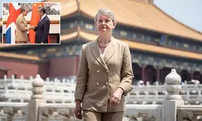 Yvette Cooper Accused of 'Cosying Up' to China During Beijing Visit