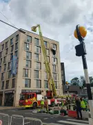 70 Firefighters Tackle Travelodge Blaze in Hackney, London