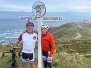 83-year-old cyclist aims to break Land's End to John O'Groats record