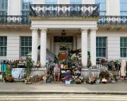 Absurd Illustration of Britain's Housing Crisis: Empty Mansions vs. Homeless