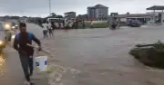 Accra Floods: Heavy Rains and Huge Fire at Odorna Market Cause Chaos
