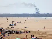 Air Ambulance Lands at Aberavon Beach for Medical Emergency
