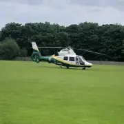 Air Ambulance Lands in Tynemouth Park After Medical Incident