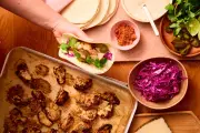 Alice Zaslavsky's Tacos with Charred Celeriac Wedges and Pickled Jalapeño Sauce Recipe