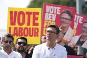 Andy Burnham joins campaign launch for Labour’s Manchester mayor candidate Bev Craig
