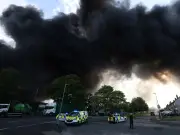 Ash Rains on Widnes Homes as Huge Fire Engulfs Recycling Warehouse