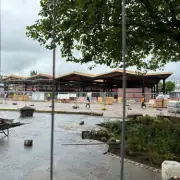 Ashton's £14.6m Market Square canopy nears completion by autumn