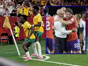 Australia World Cup Hero Honors Everton Icon as Blues Duo Celebrates Scotland Win