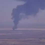 B-52 Stratofortress Crashes at Edwards Air Force Base, Massive Smoke Plume
